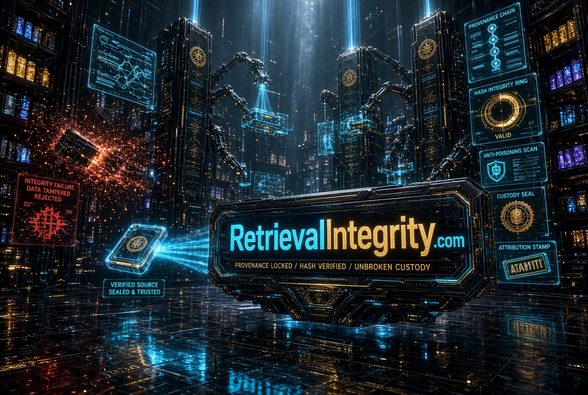 retrievalintegrity.com logo concept