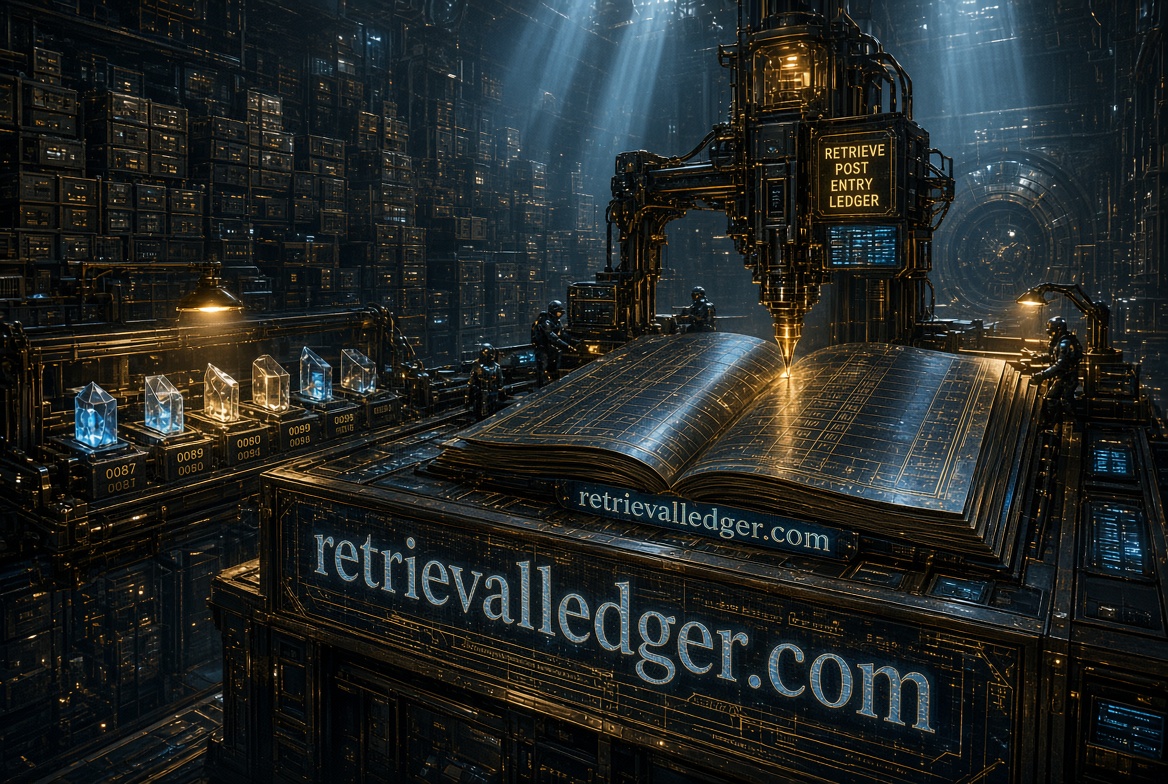 retrievalledger.com logo concept