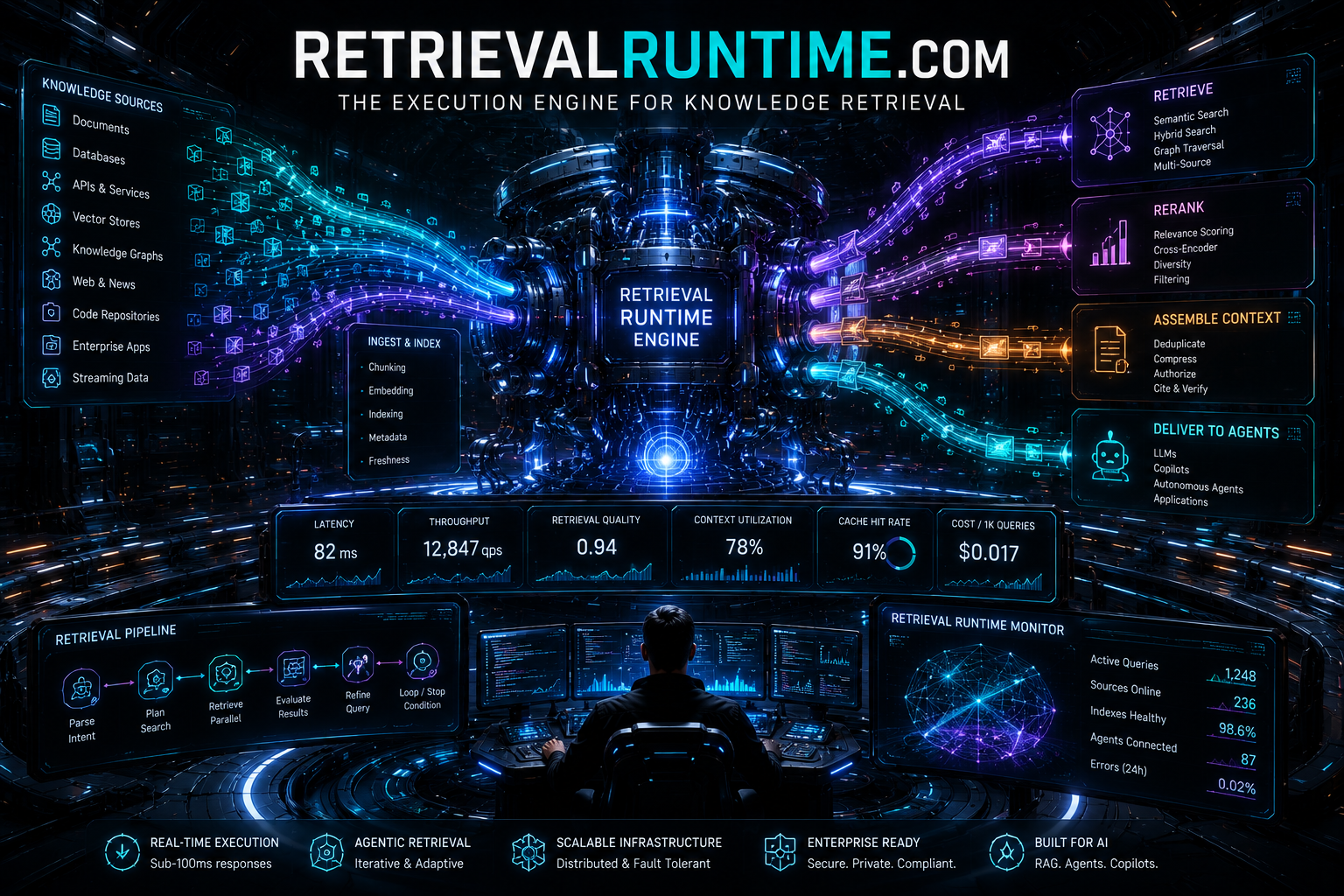 retrievalruntime.com logo concept