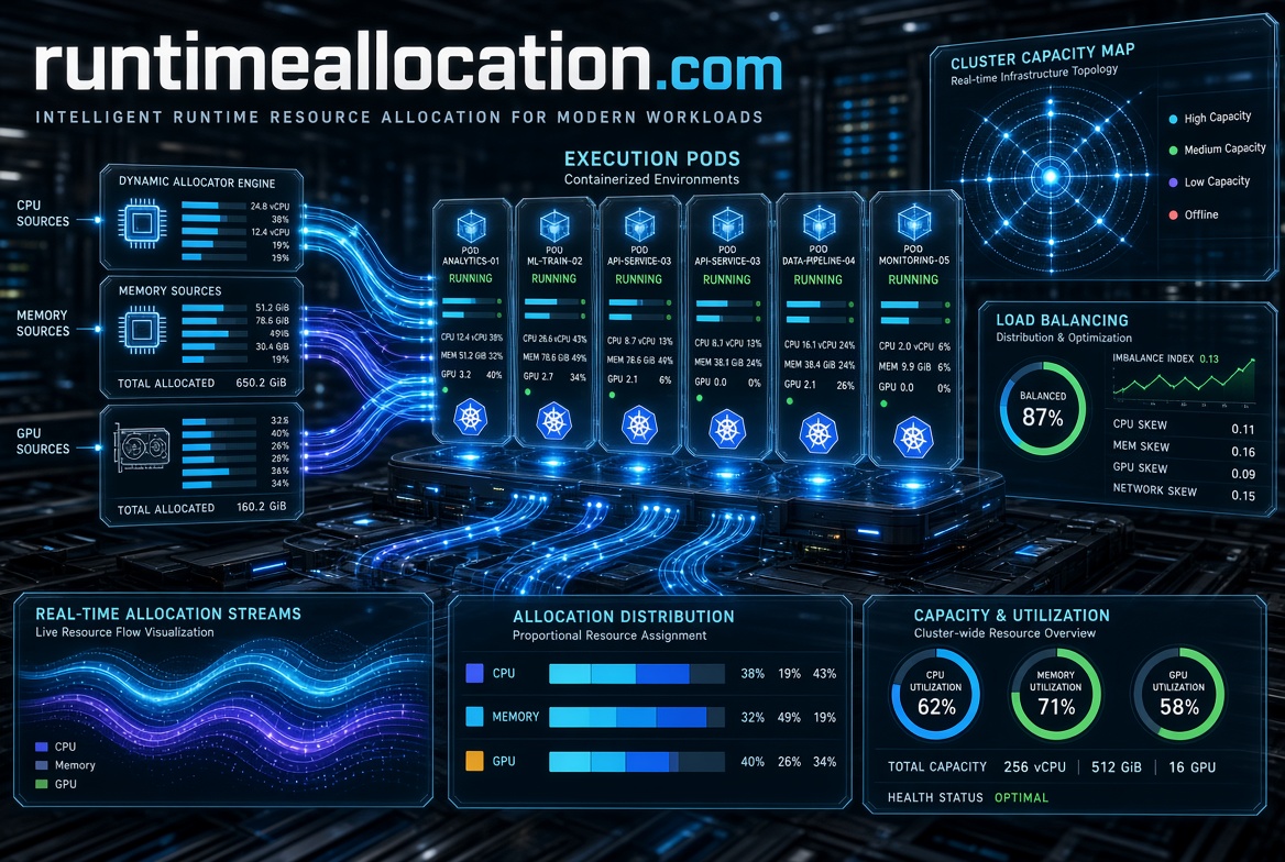 runtimeallocation.com logo concept