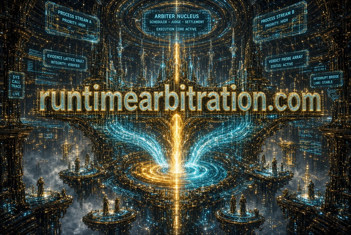 runtimearbitration.com logo concept