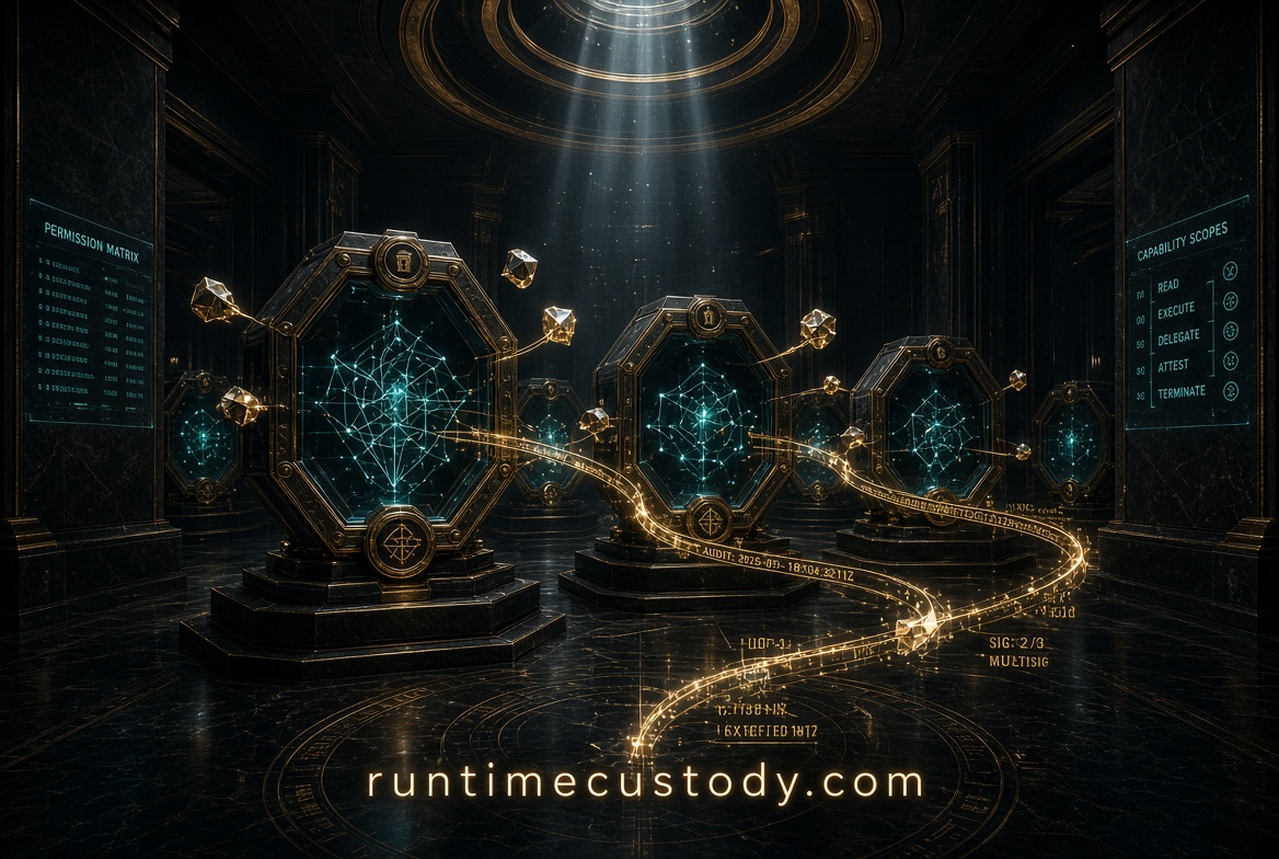 runtimecustody.com logo concept