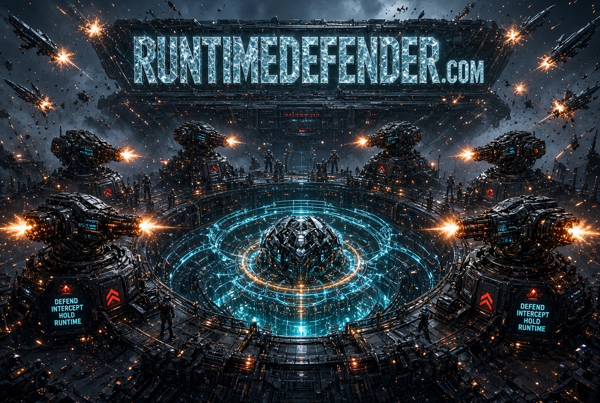 runtimedefender.com logo concept