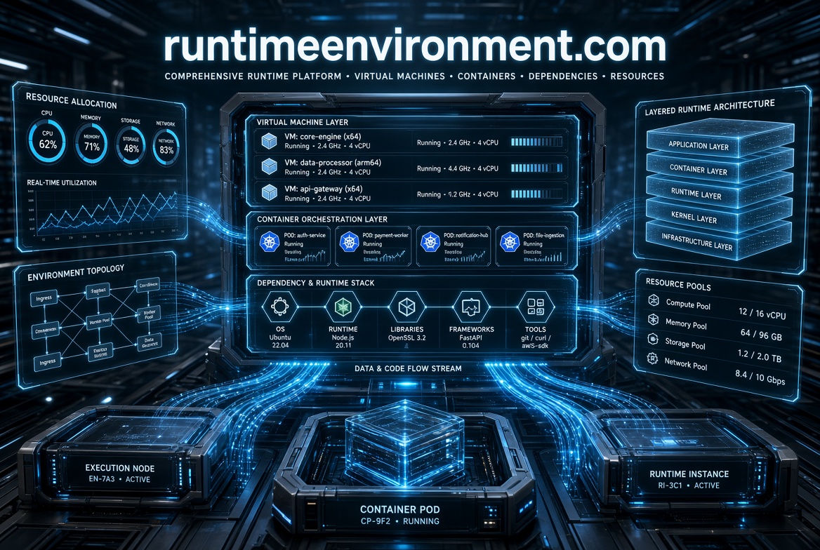 runtimeenvironment.com logo concept