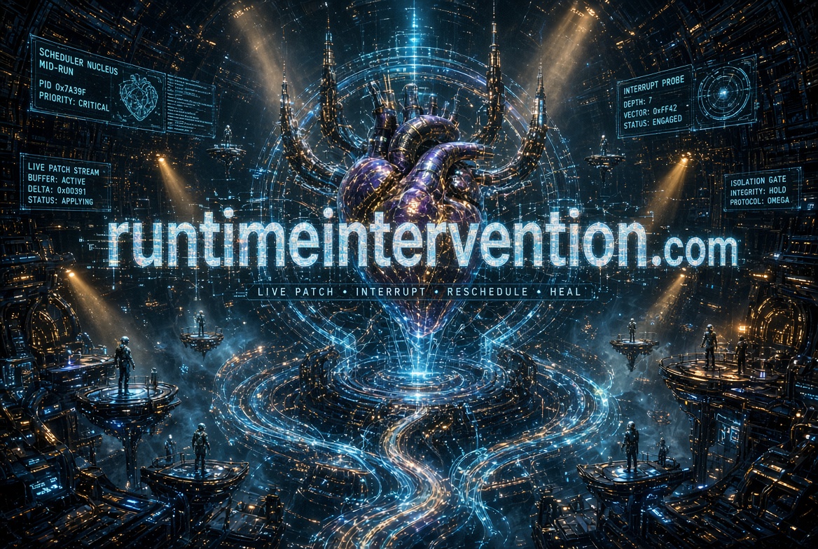 runtimeintervention.com logo concept