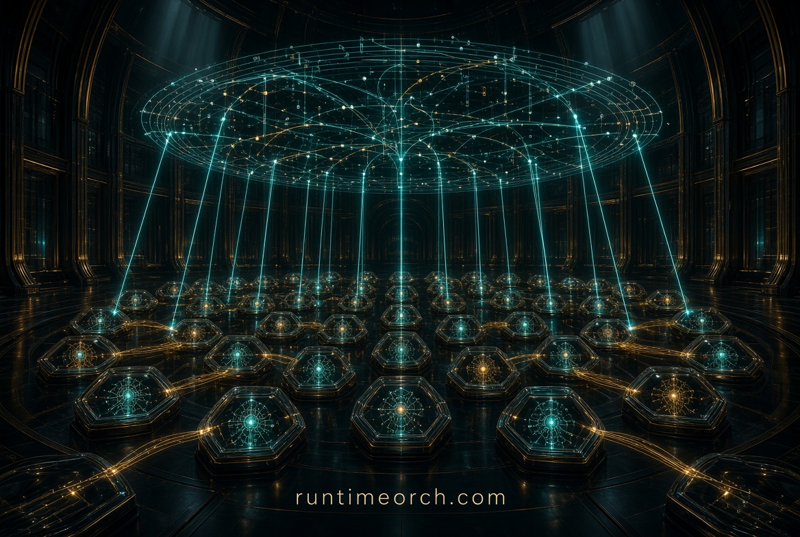 runtimeorch.com logo concept