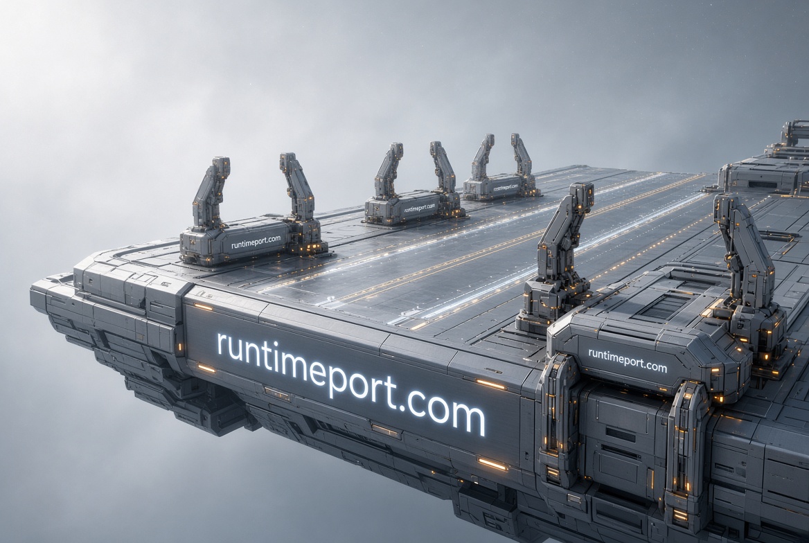 runtimeport.com logo concept
