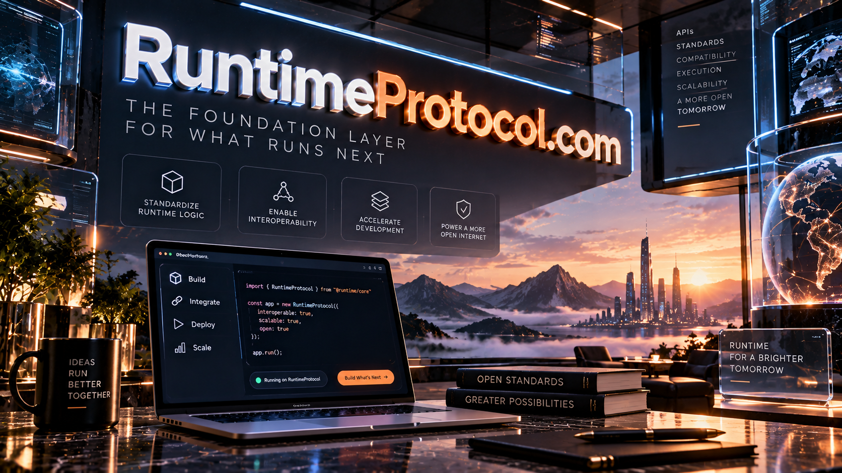 runtimeprotocol.com logo concept