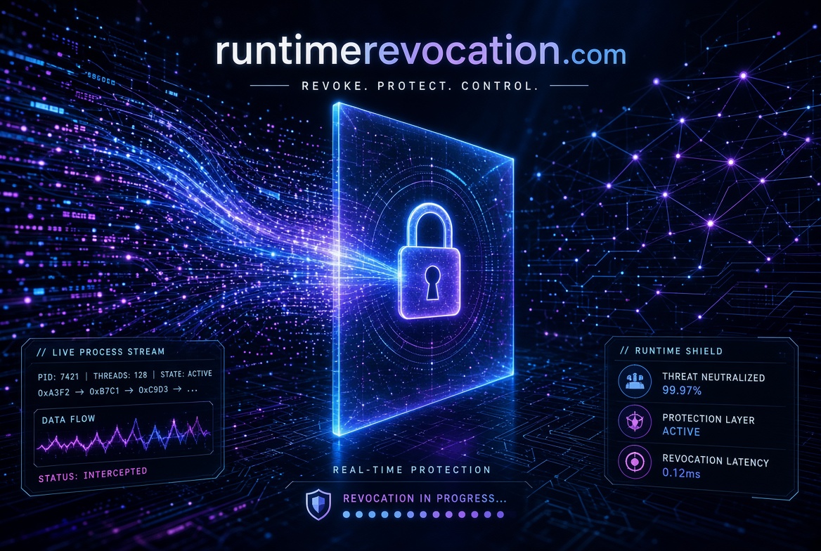 runtimerevocation.com logo concept