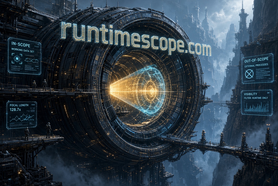 runtimescope.com logo concept