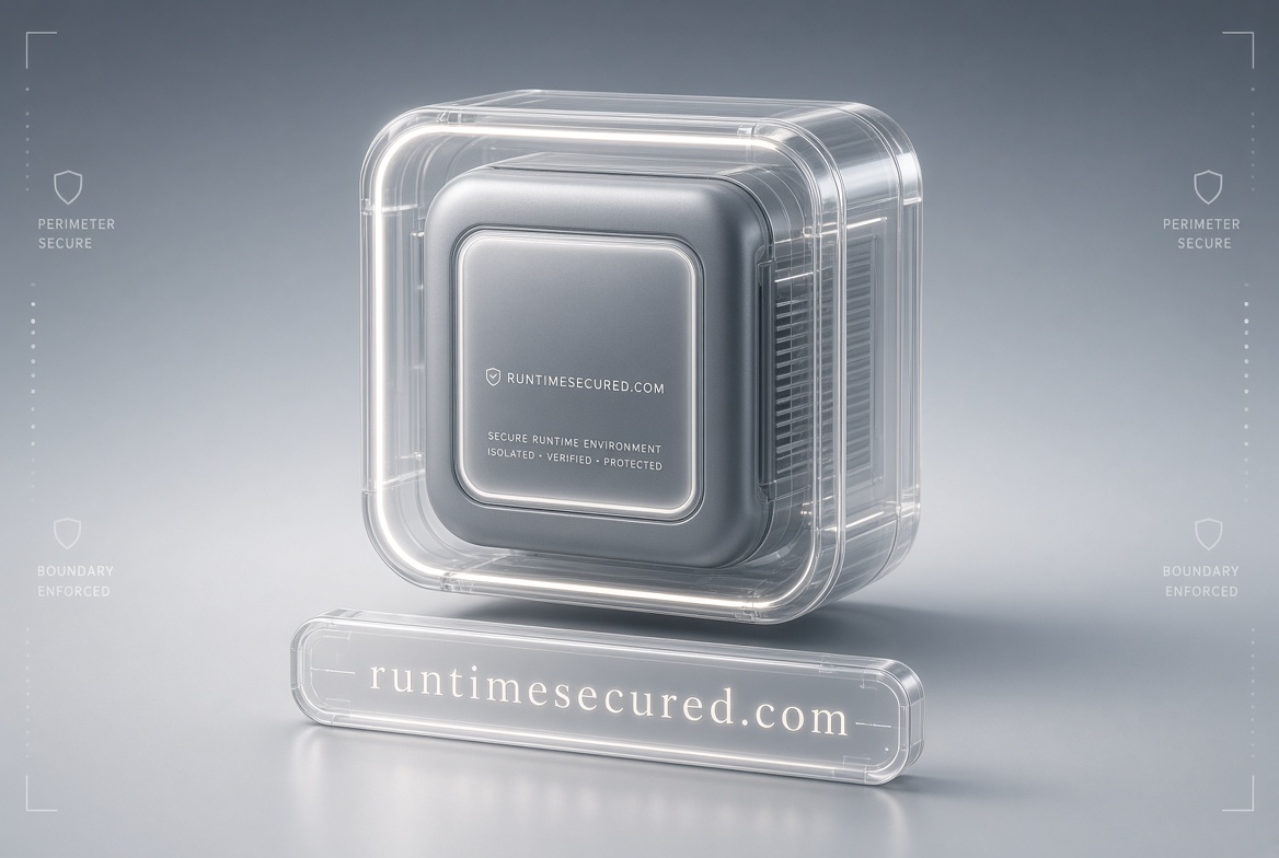 runtimesecured.com logo concept