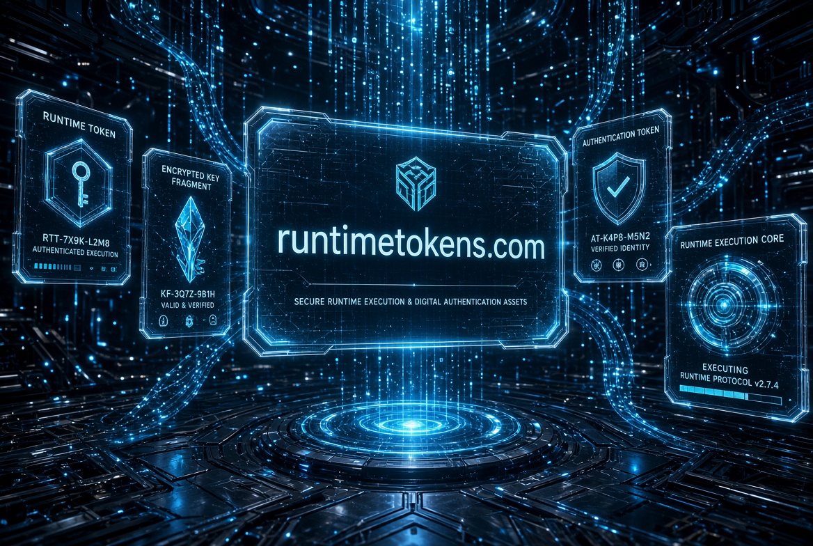 runtimetokens.com logo concept