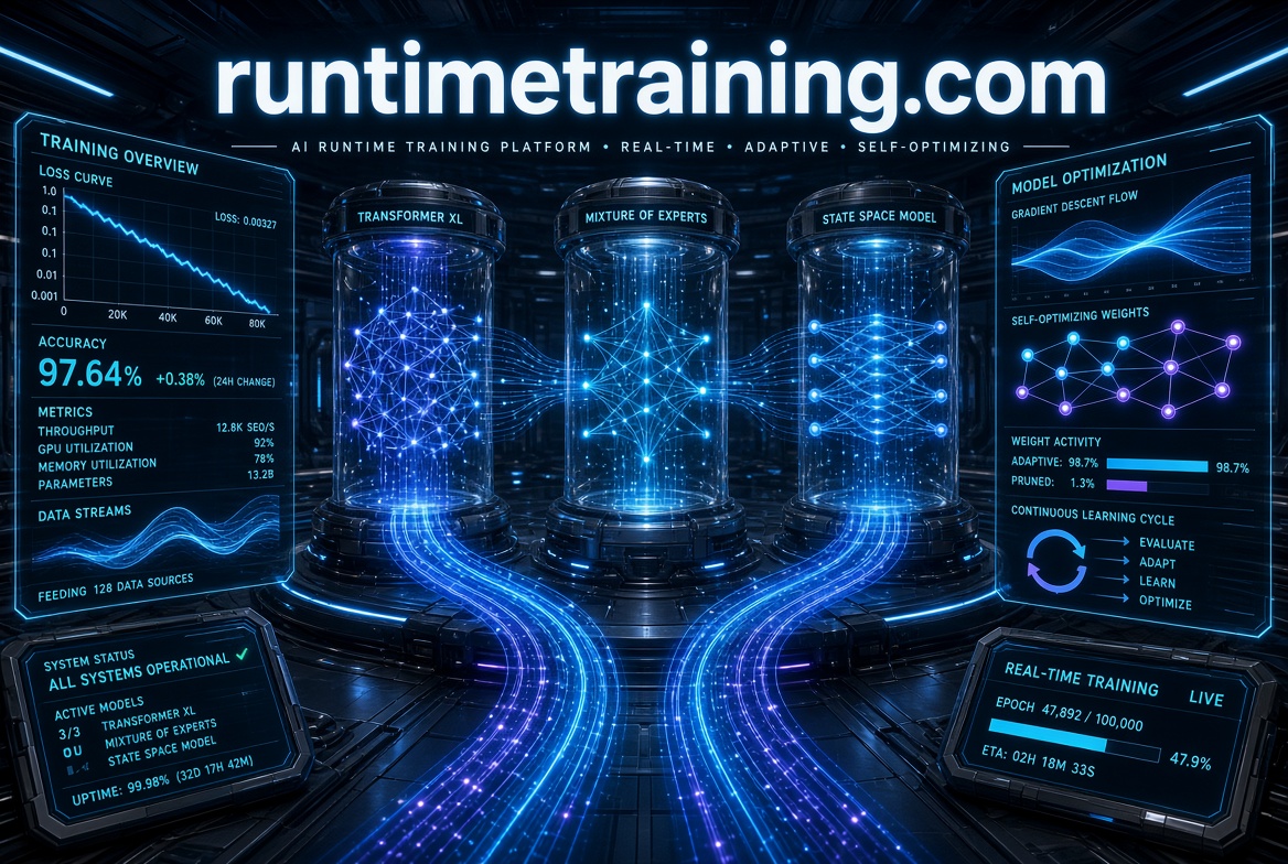 runtimetraining.com logo concept