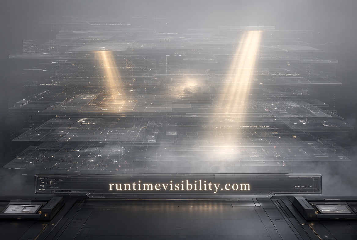 runtimevisibility.com logo concept