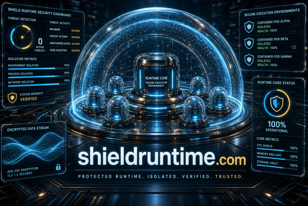 shieldruntime.com logo concept