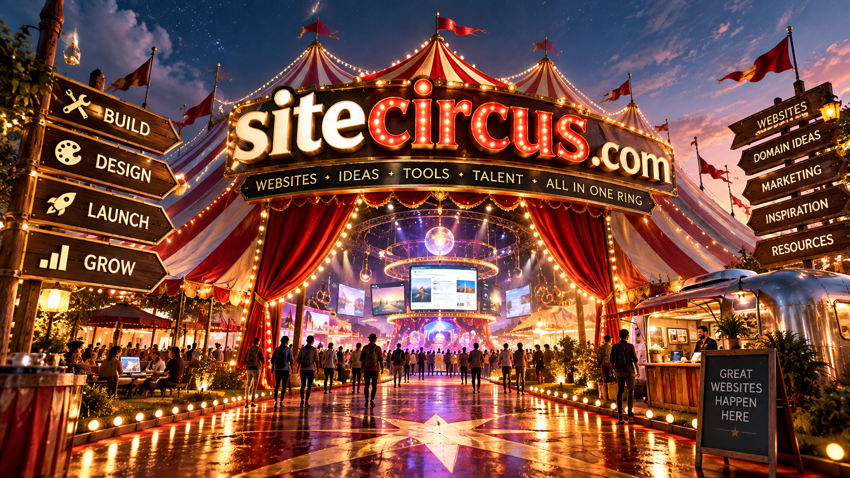 sitecircus.com logo concept
