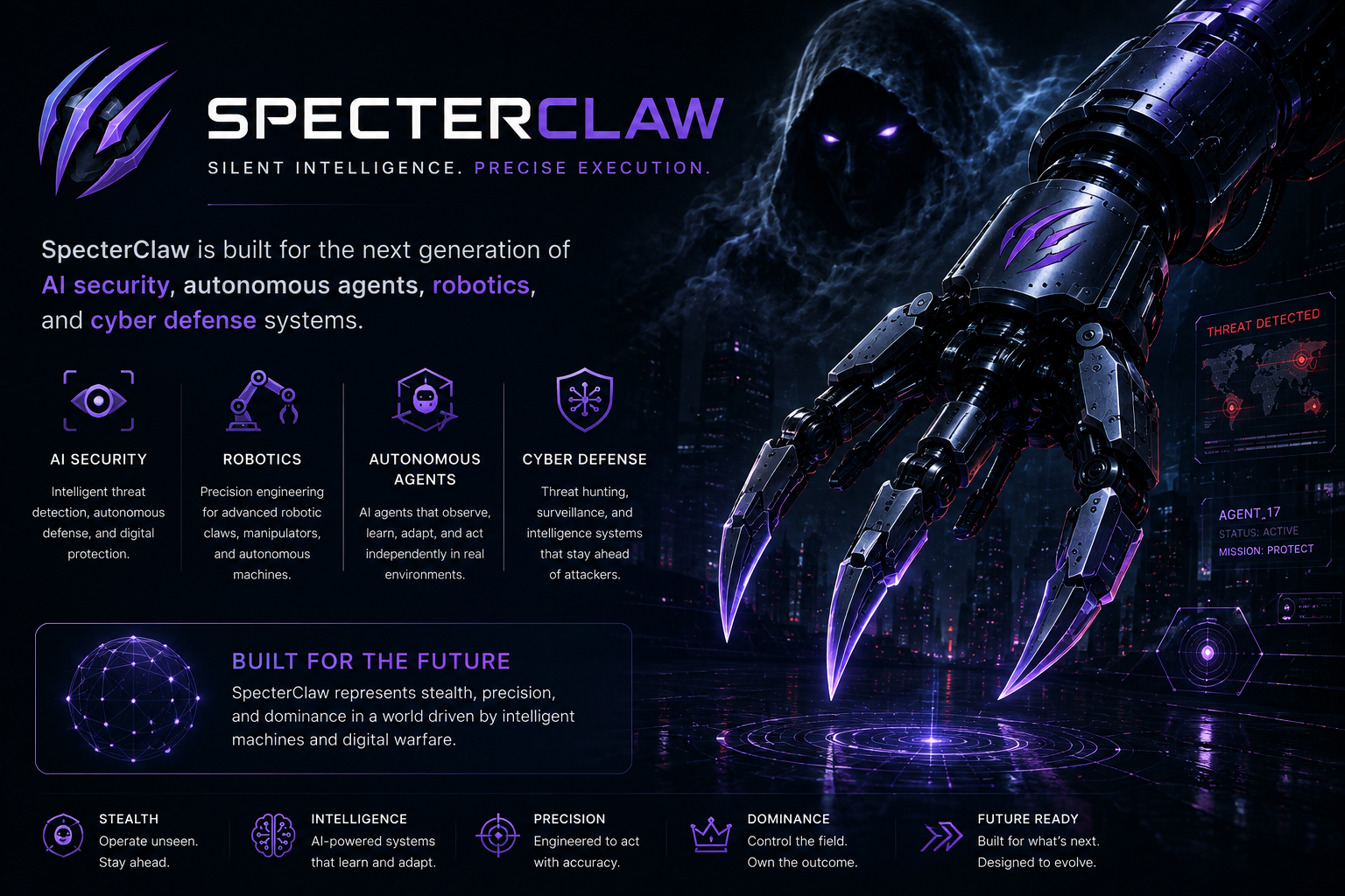 specterclaw.com logo concept