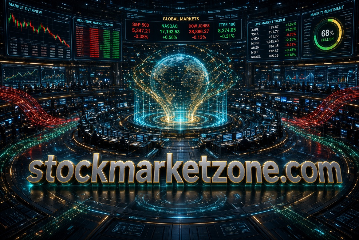 stockmarketzone.com logo concept