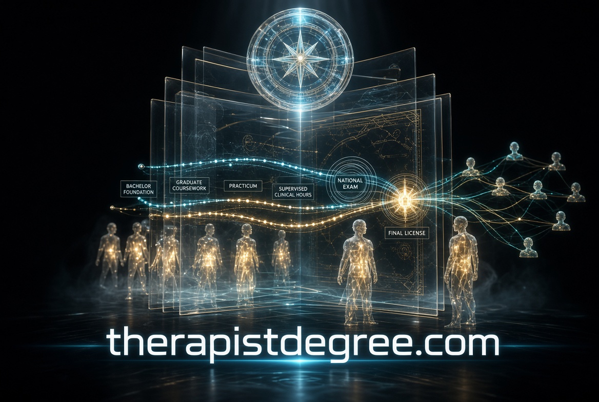 therapistdegree.com logo concept