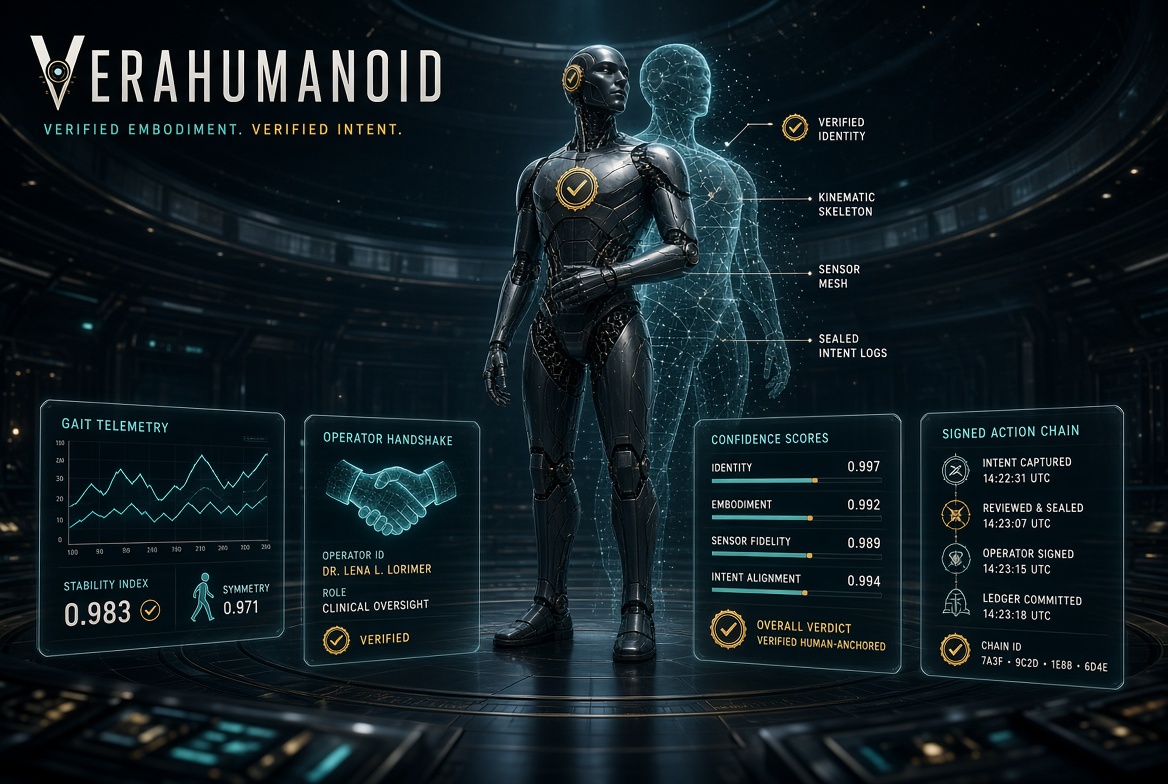 verahumanoid.com logo concept