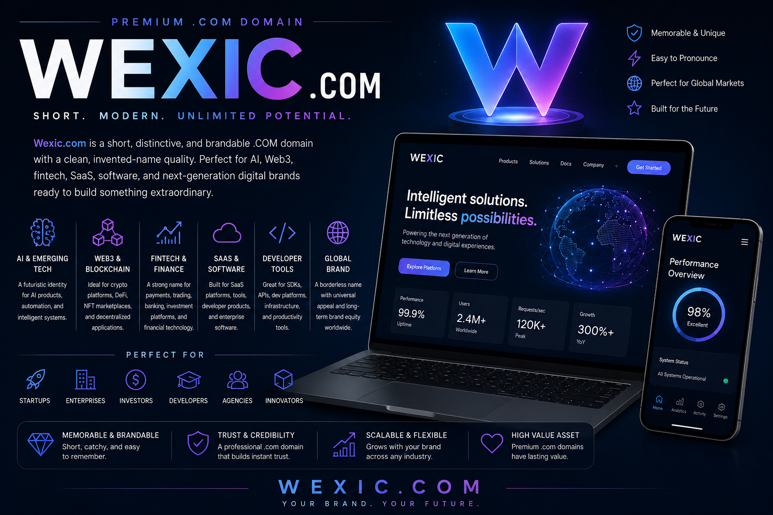 wexic.com logo concept