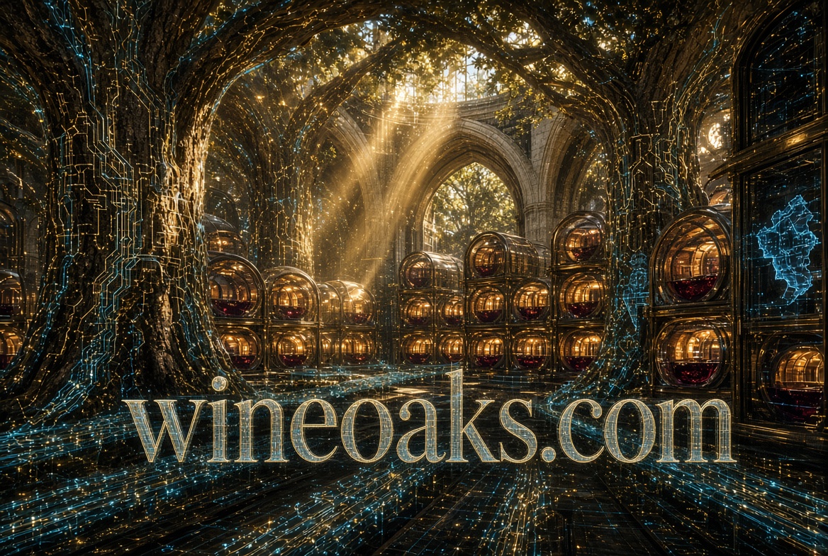 wineoaks.com logo concept