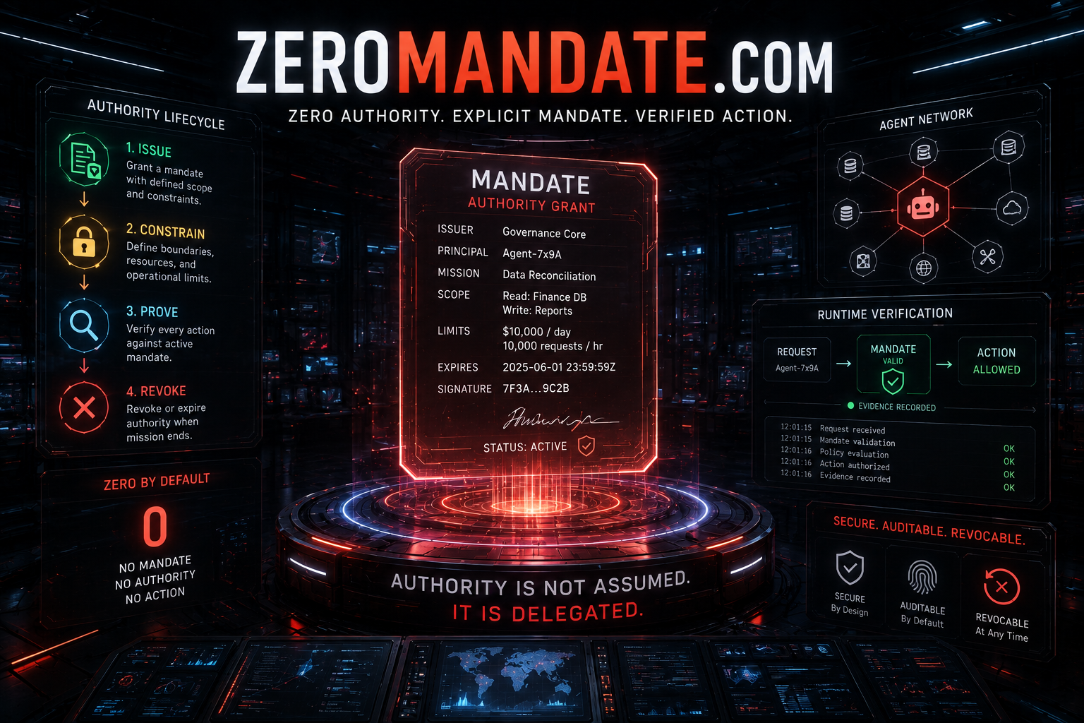 zeromandate.com logo concept